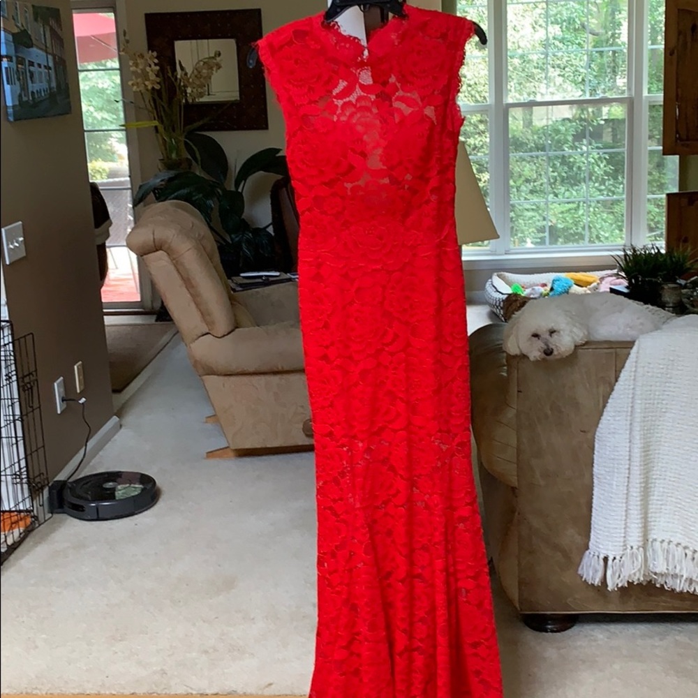 Red prom dress